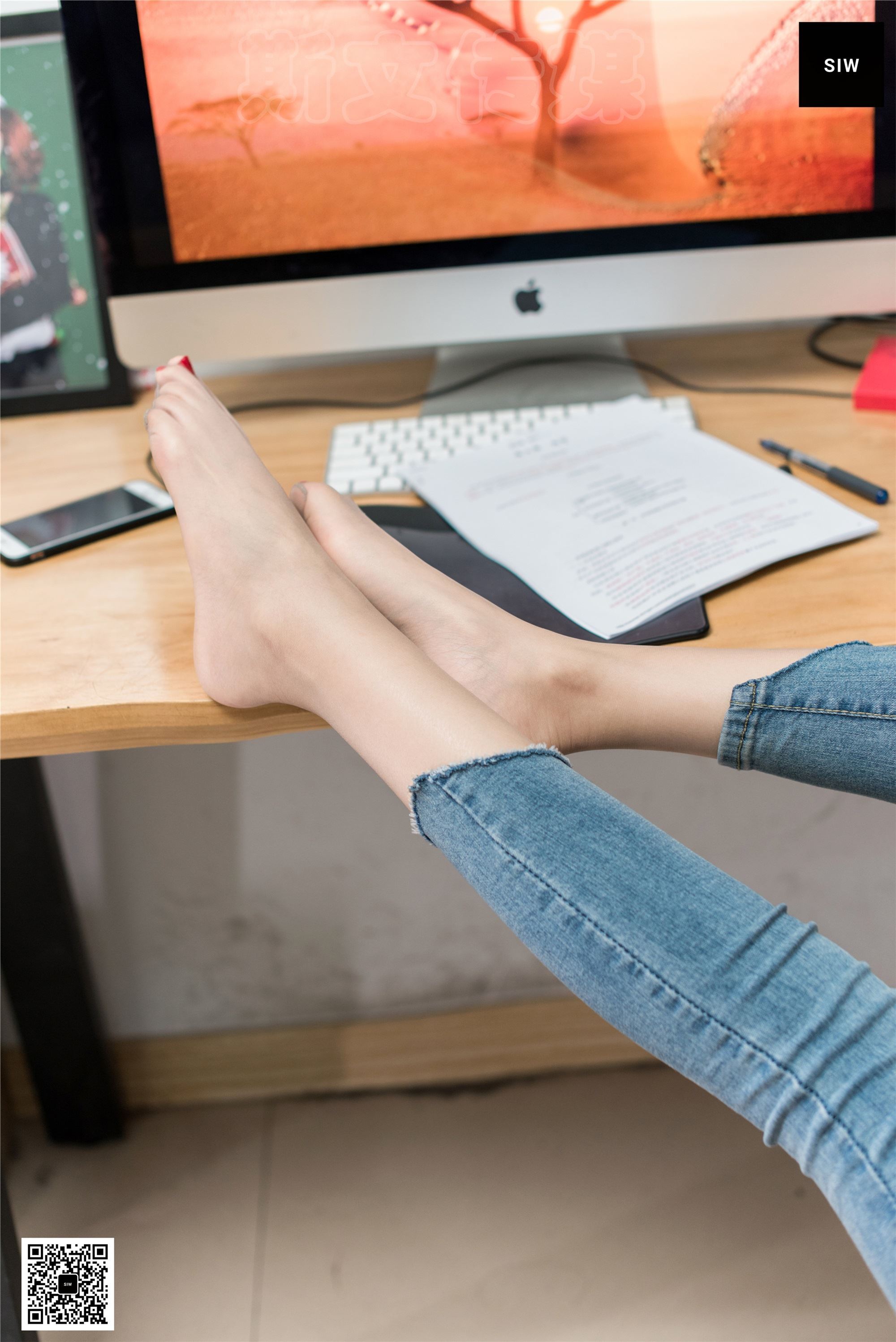 SIW斯文传媒 VOL.017 办公裤里丝-悦悦